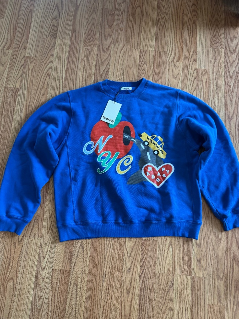 Madhappy NY Blue Sweatshirt Limited Edition